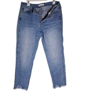Size 11/29 KanCan jeans, button fly, frayed hem